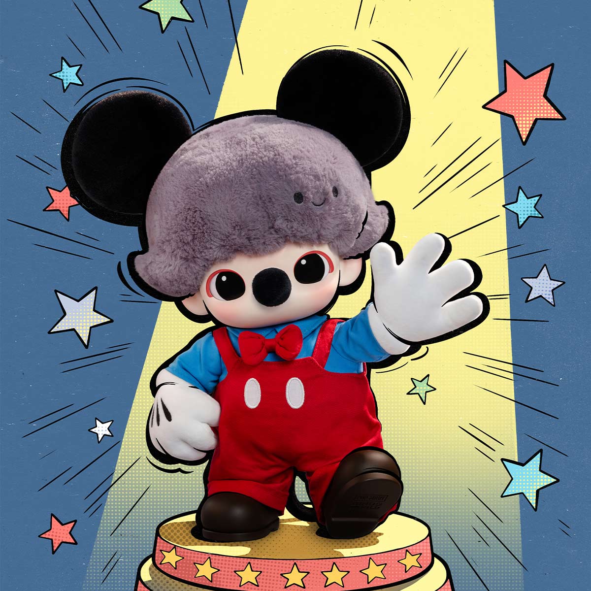 POP MART DIMOO WORLD × 迪士尼系列-米奇搪膠毛絨包 DISNEY Series-Mickey Vinyl Plush Bag