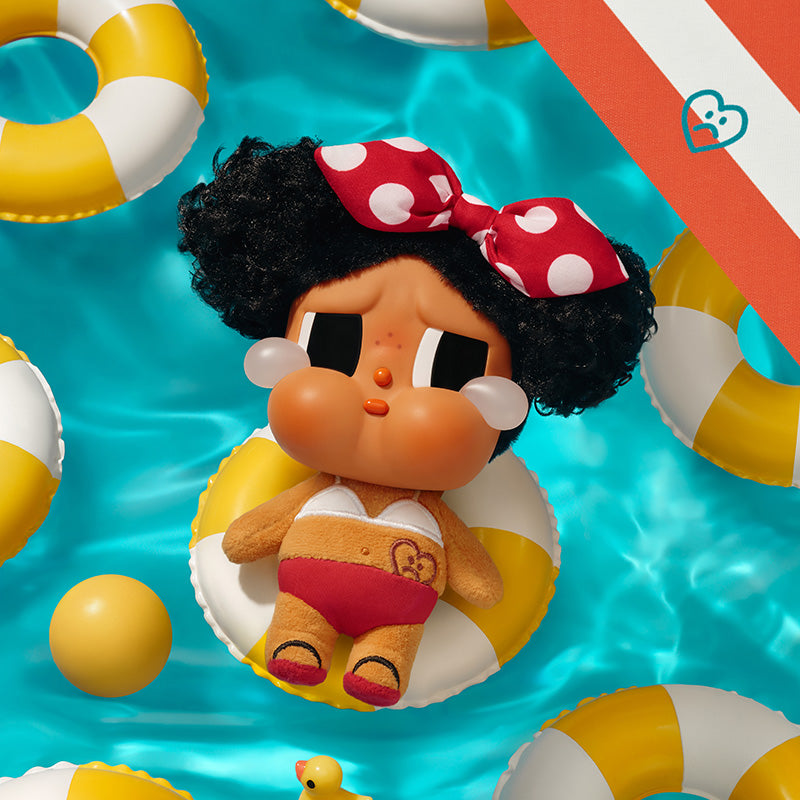 POPMART CRYBABY Vacation Mode On系列 - 搪膠毛絨掛件盲盒