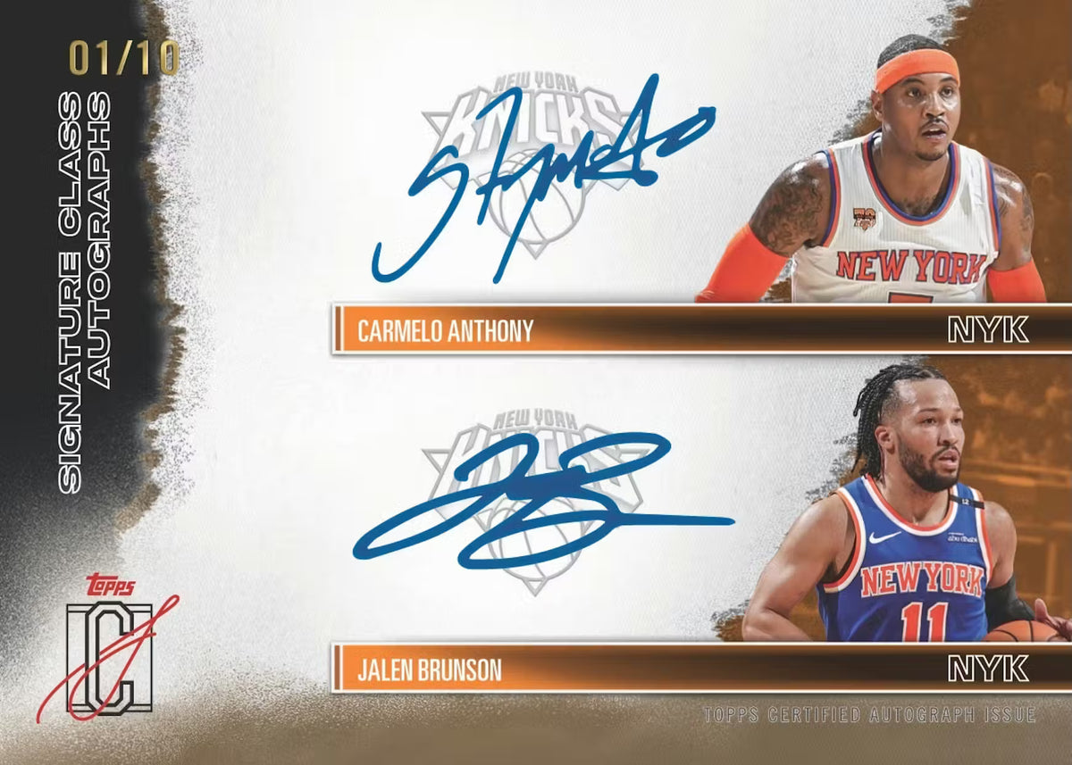2025-26 Topps Signature Class Basketball Hobby Box