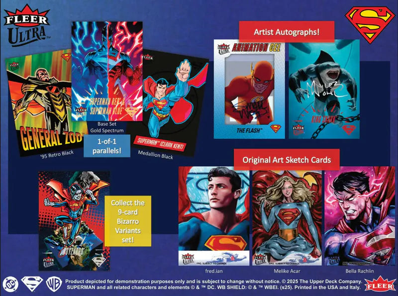 2025 Upper Deck Fleer Ultra Superman Hobby Box