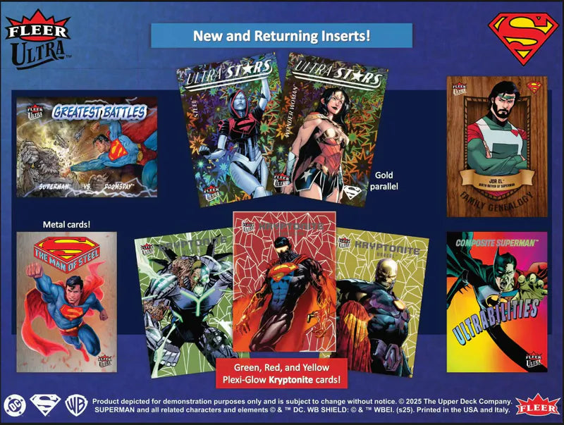 2025 Upper Deck Fleer Ultra Superman Hobby Box