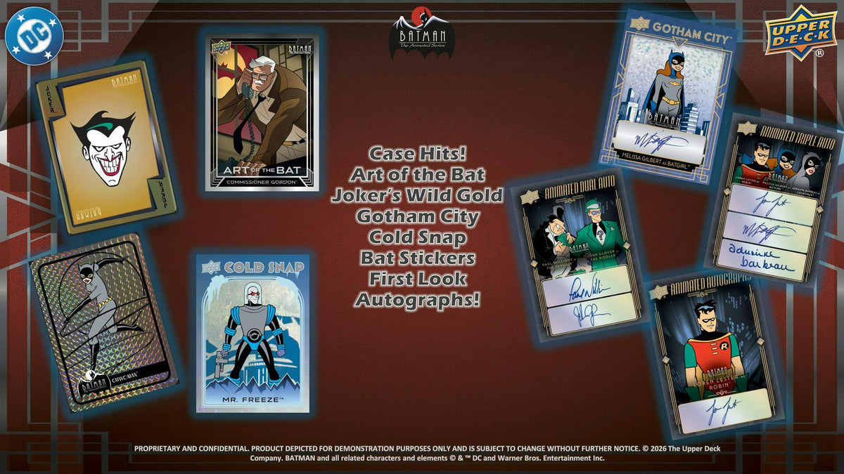2025 Upper Deck Batman The Animated Series Hobby Box