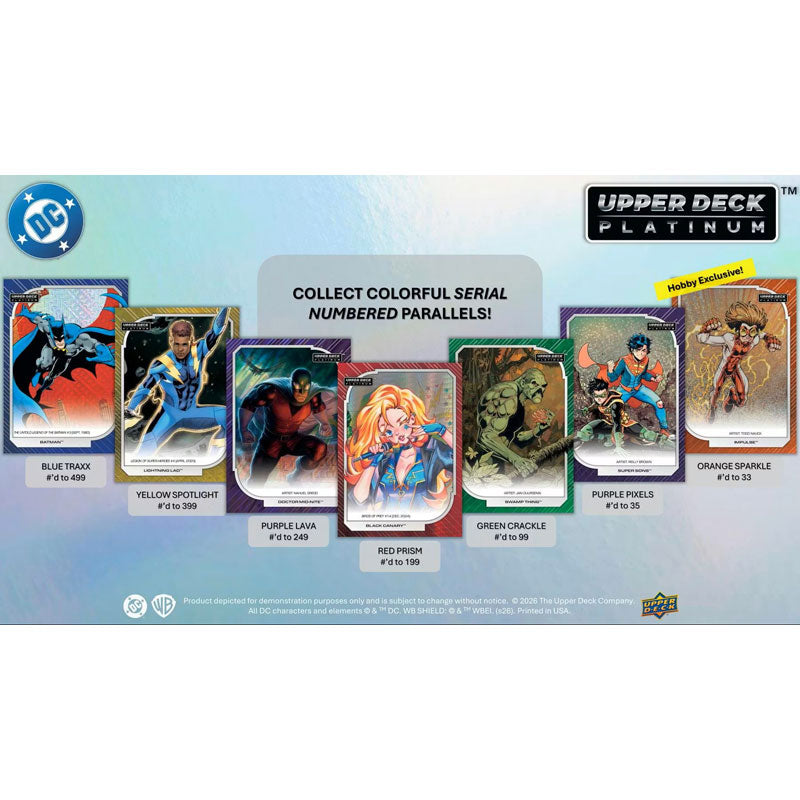Upper Deck Platinum DC Trading Cards Hobby Box