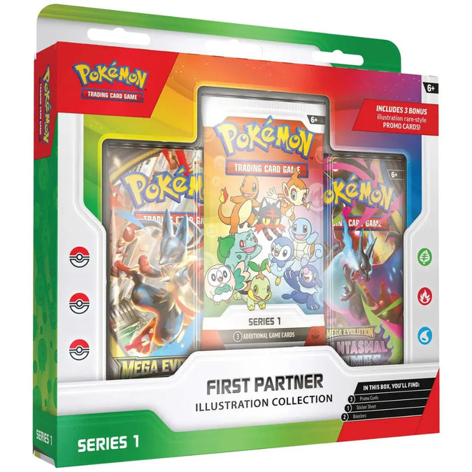 Pokemon First Partner Illustration Collection - Series 1