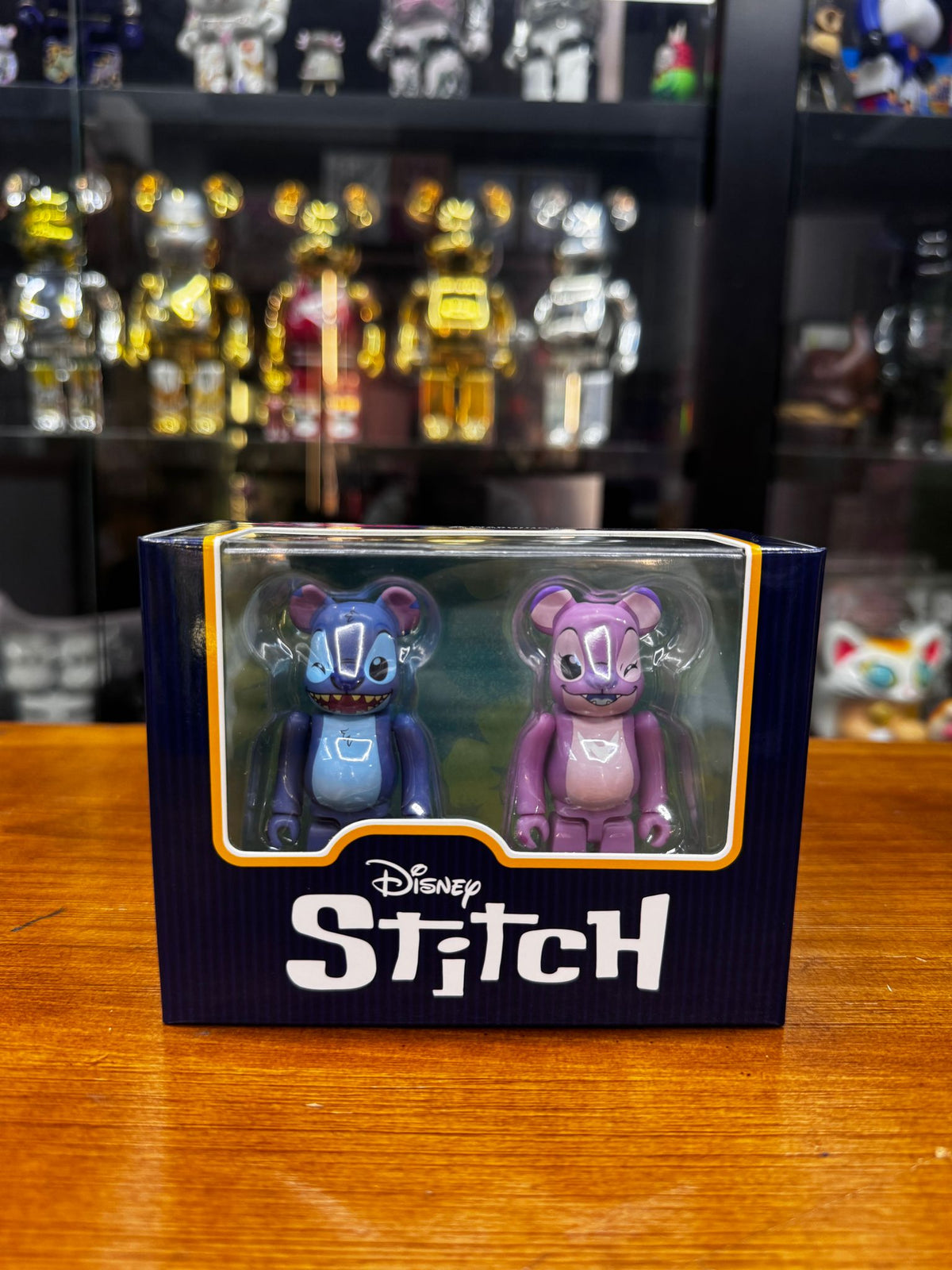 100% BE@RBRICK STITCH & ANGEL "LILO & STITCH: THE SERIES" Set of 2 pcs