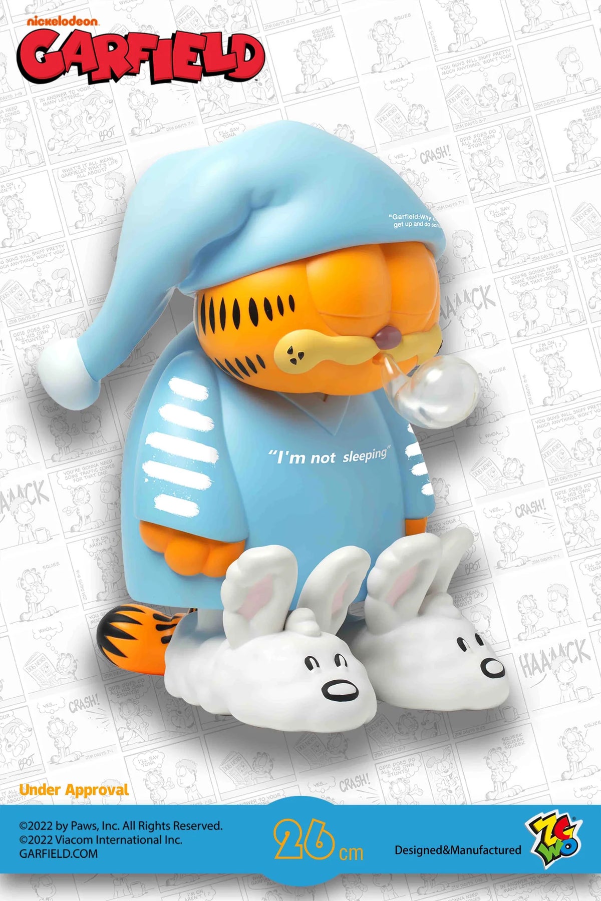 Garfield - "I am not Sleeping" 50cm 夢游版加菲猫(蓝色版)