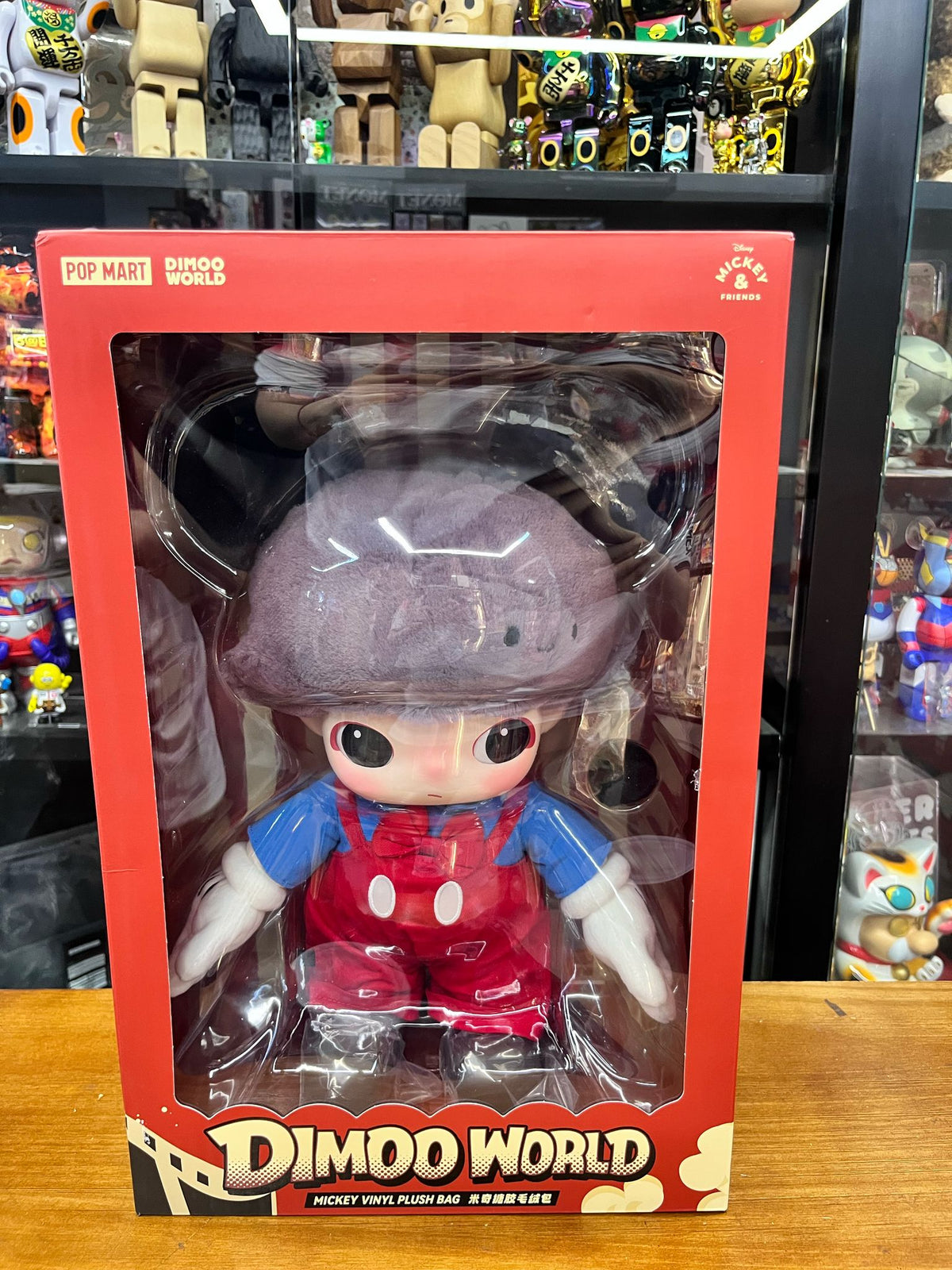 POP MART DIMOO WORLD × 迪士尼系列-米奇搪膠毛絨包 DISNEY Series-Mickey Vinyl Plush Bag