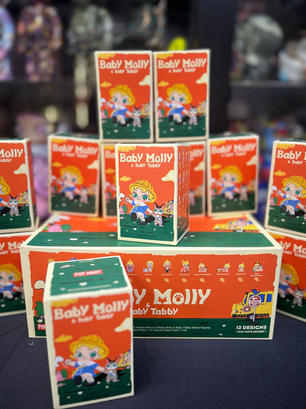 POP MART Baby Molly & Baby Tabby Series Figures