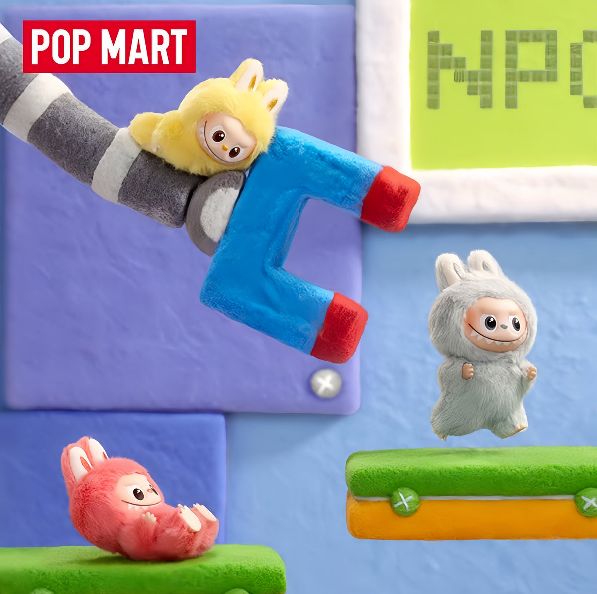 POP MART THE MONSTERS PIN FOR LOVE LABUBU MINI 4.0 心底密碼系列-搪膠毛絨挂件盲盒 (A-M)&(N-Z)