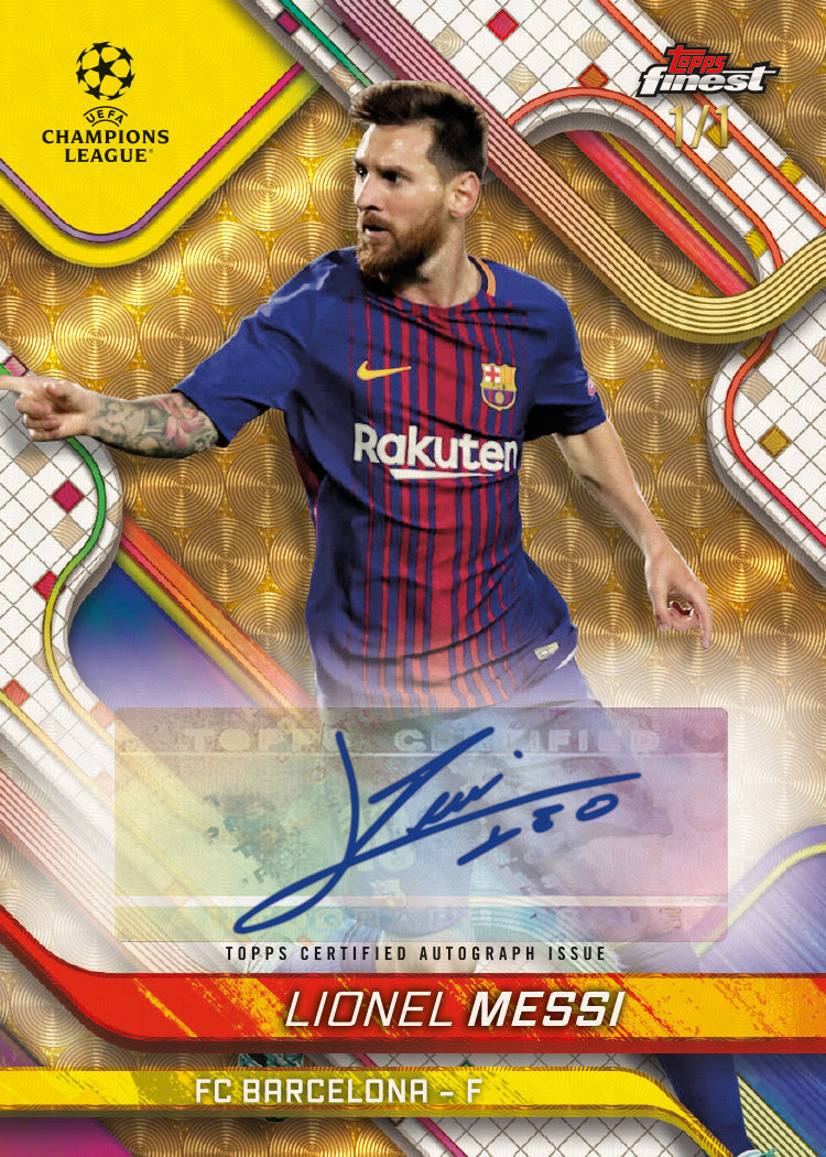 2024/25 Topps Finest UEFA Club Competitions - Hobby Box