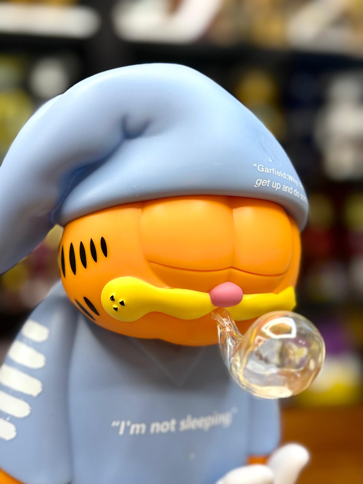 Garfield - "I am not Sleeping" 26cm 夢游版加菲猫(蓝色版)