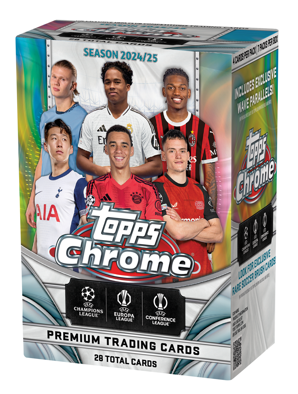 2024-25 Topps Chrome UEFA Club Competitions Value Box