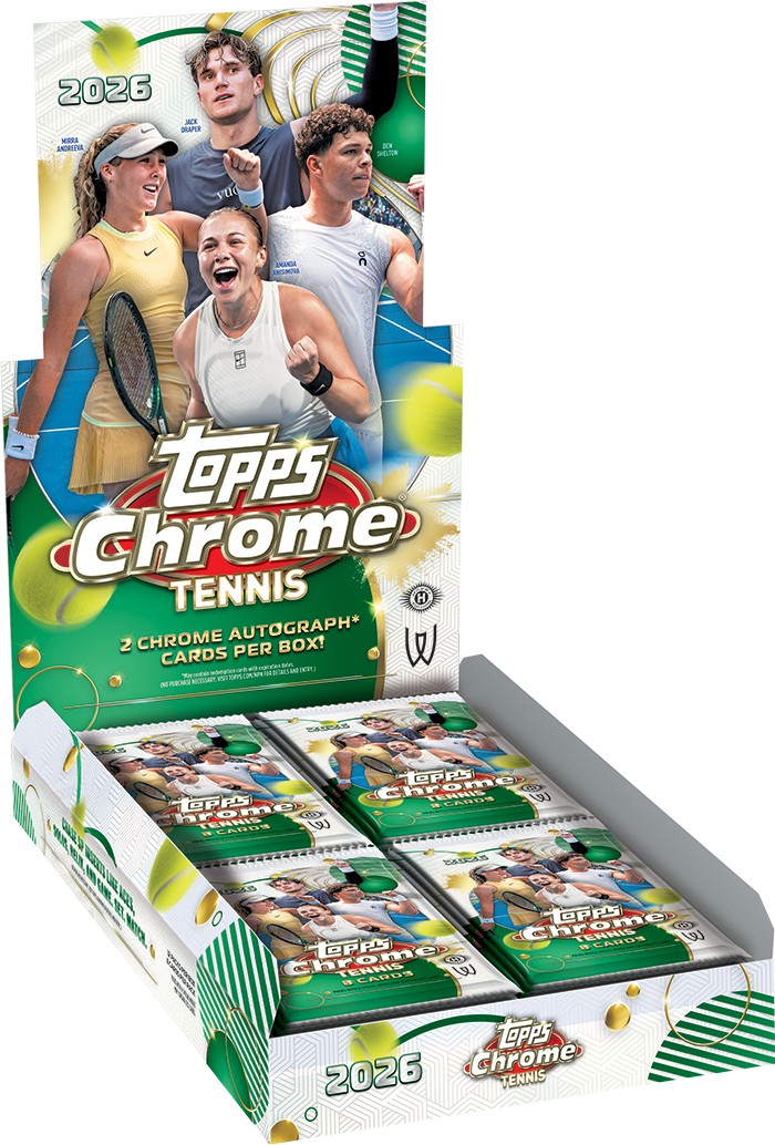 2026 Topps Chrome® Tennis - Hobby Box