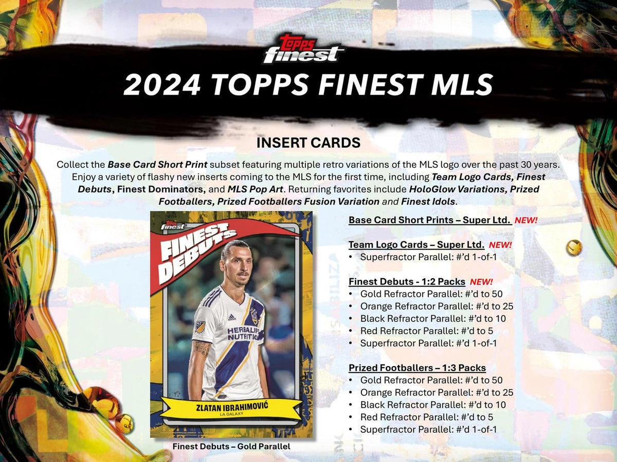 2024 TOPPS FINEST MLS SOCCER HOBBY BOX