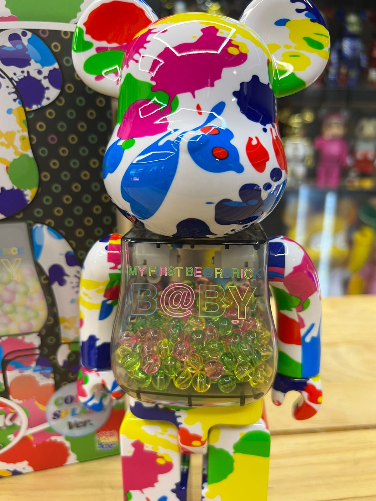 400% MY FIRST BE@RBRICK B@BY COLOR SPLASH Ver.