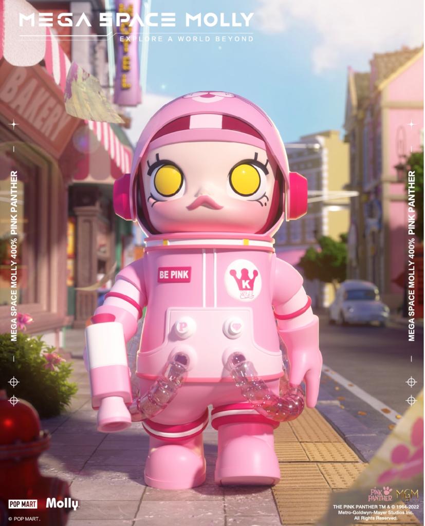 400% Mega Space Molly Pink Panther (傻豹)