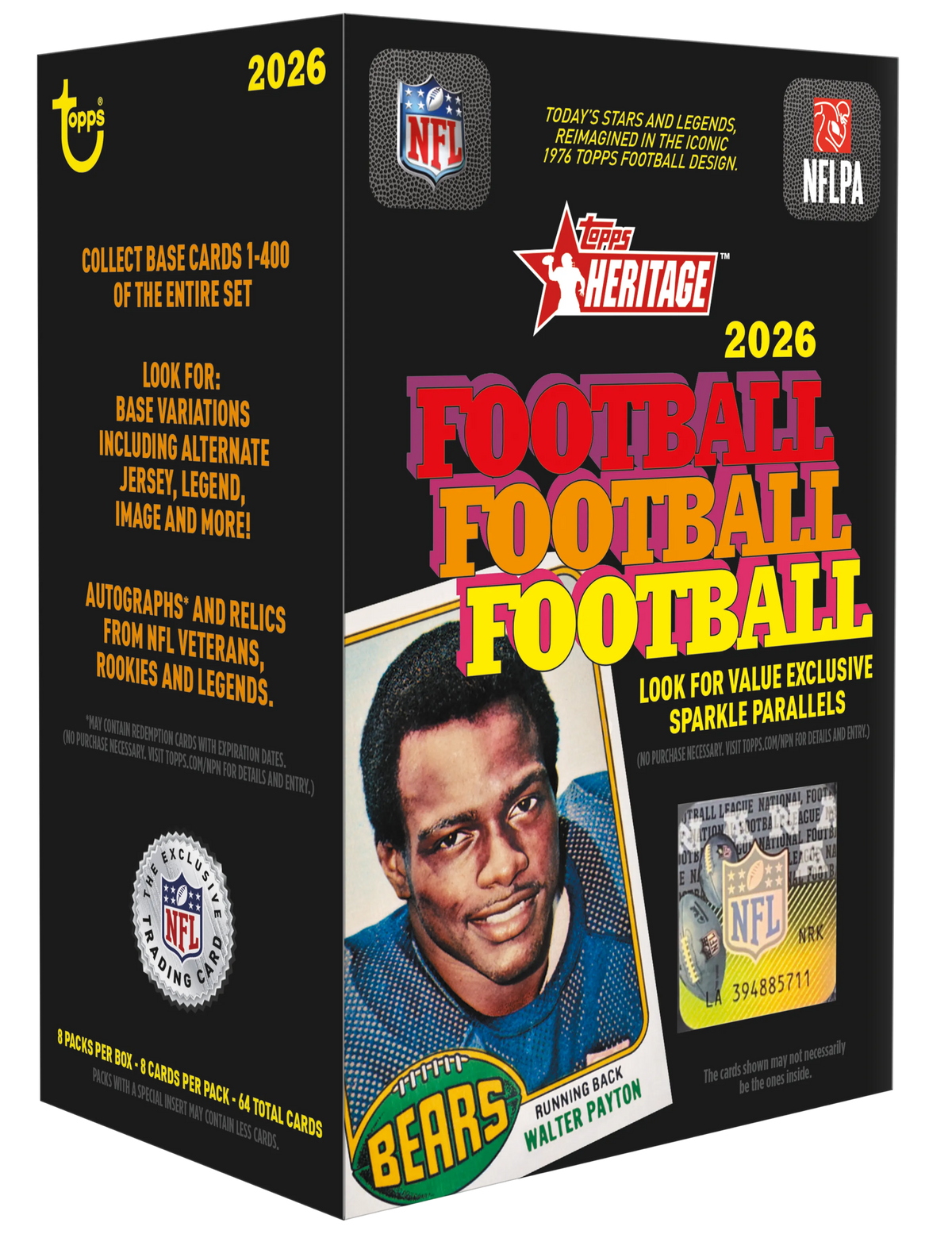 2026 Topps Heritage Football - Value Box