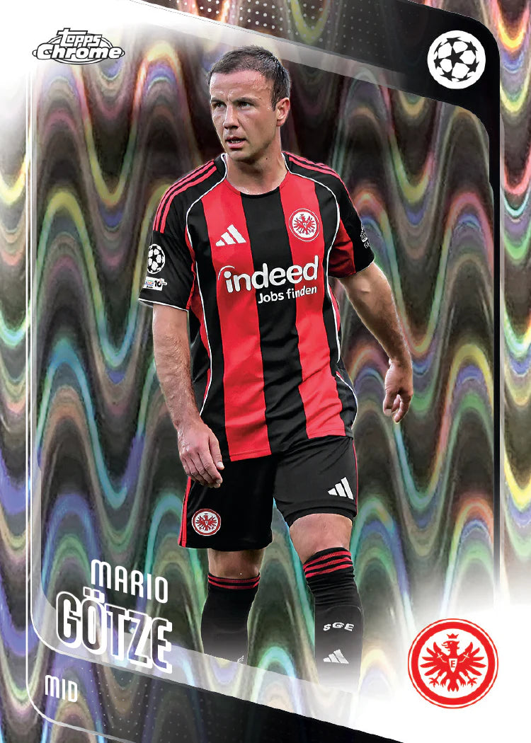 2025-26 Topps Chrome® UEFA Club Competitions Blaster Value Box