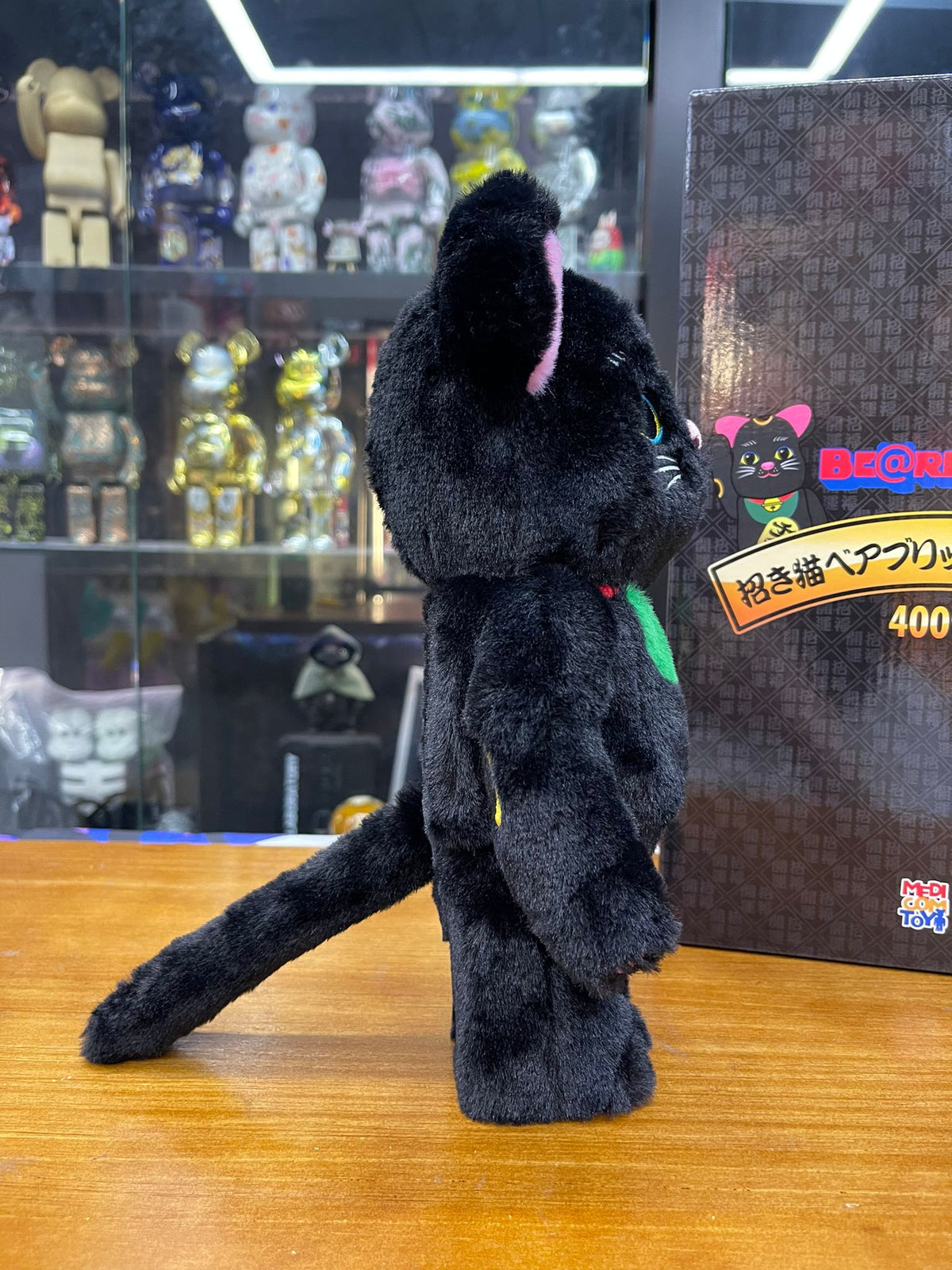 400％ BE@RBRICK 招き猫 着ぐるみ 黒