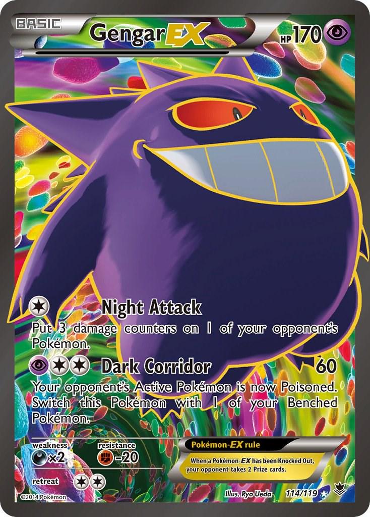 Pokemon Eng Gengar EX #114