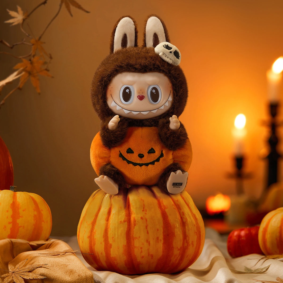 THE MONSTER - Happy Halloween Party Sitting Pumpkin Pendent Labubu 坐坐南瓜 掛件