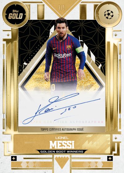 2025/26 Topps Gold UEFA Club Competitions UCC  Hobby Box
