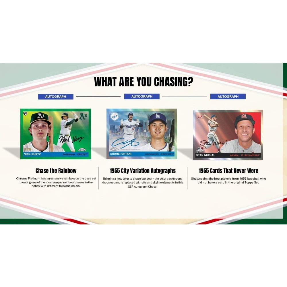 2025 Topps Chrome® Platinum Baseball - Value Box