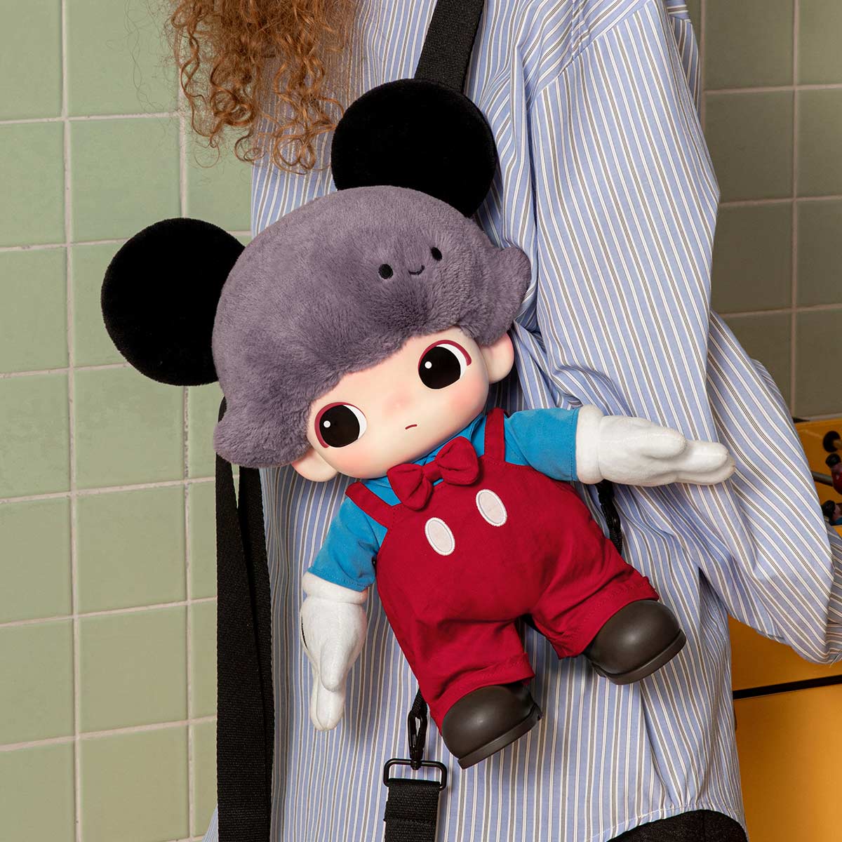 POP MART DIMOO WORLD × 迪士尼系列-米奇搪膠毛絨包 DISNEY Series-Mickey Vinyl Plush Bag