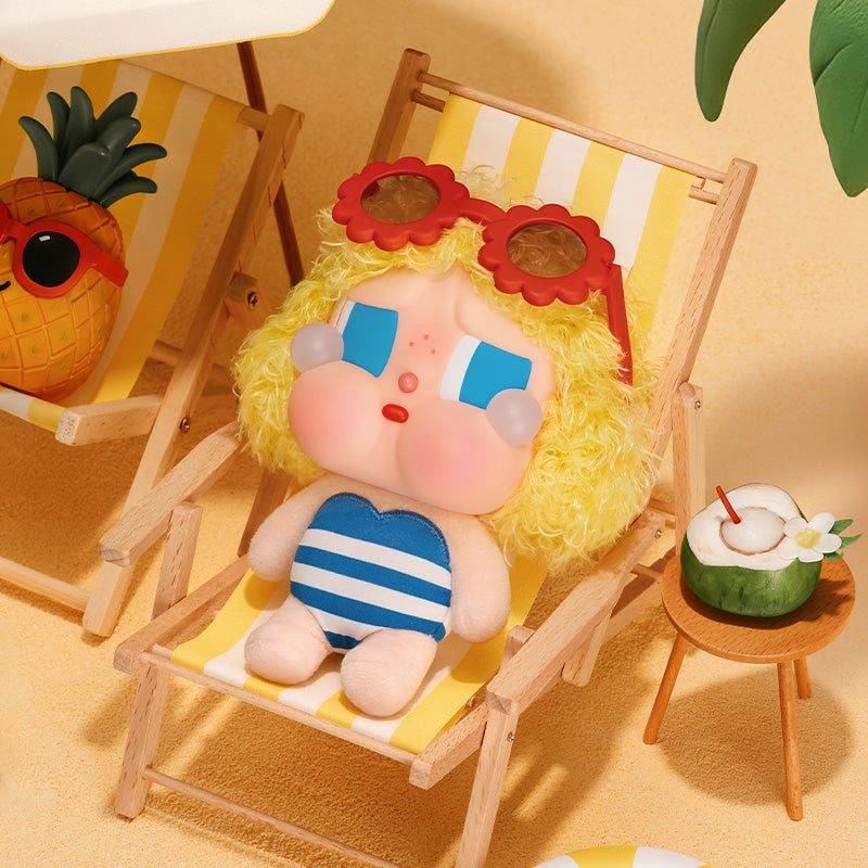 POPMART CRYBABY Vacation Mode On系列 - 搪膠毛絨掛件盲盒