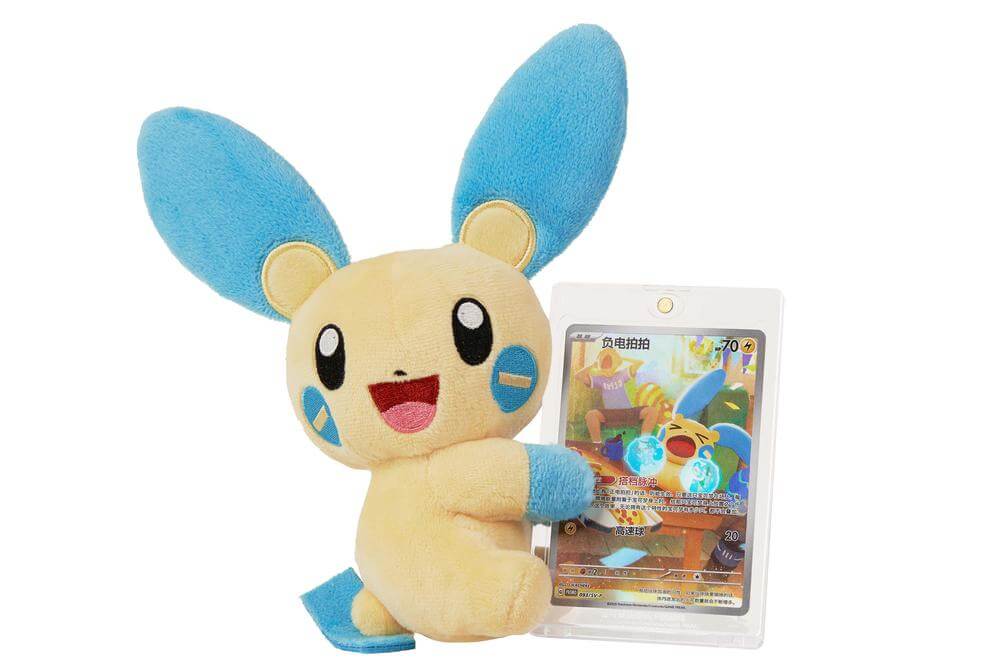 Pokemon 蹭蹭脸颊毛绒玩具卡牌展示礼盒