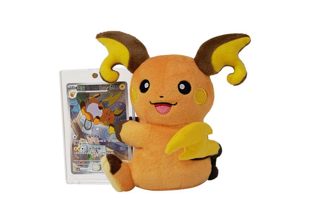 Pokemon 蹭蹭脸颊毛绒玩具卡牌展示礼盒