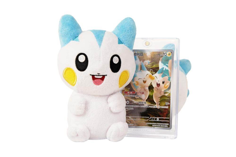 Pokemon 蹭蹭脸颊毛绒玩具卡牌展示礼盒