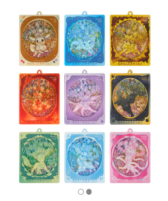 [csv9.5] Pokemon 伊布“們”的流沙卡牌展示掛件禮盒 簡中