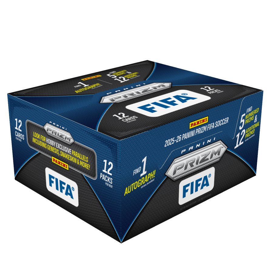 2025-26 Panini Prizm FIFA Trading Card Hobby Box