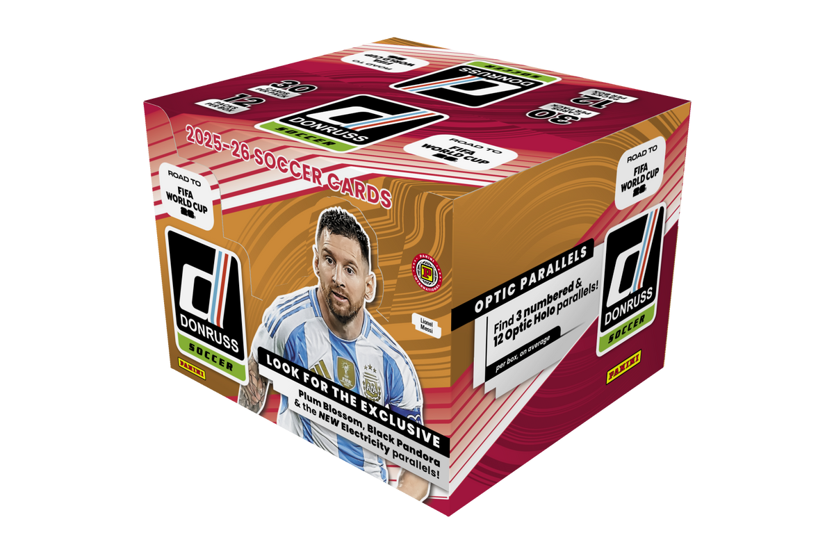 2025-26 Panini Donruss Road to FIFA World Cup 2026™ Trading Card Box (Hobby International)
