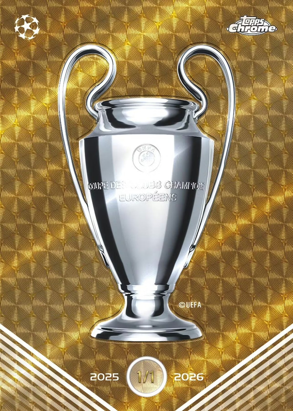 2025-26 Topps Chrome® UEFA Club Competitions UCC Delight Box
