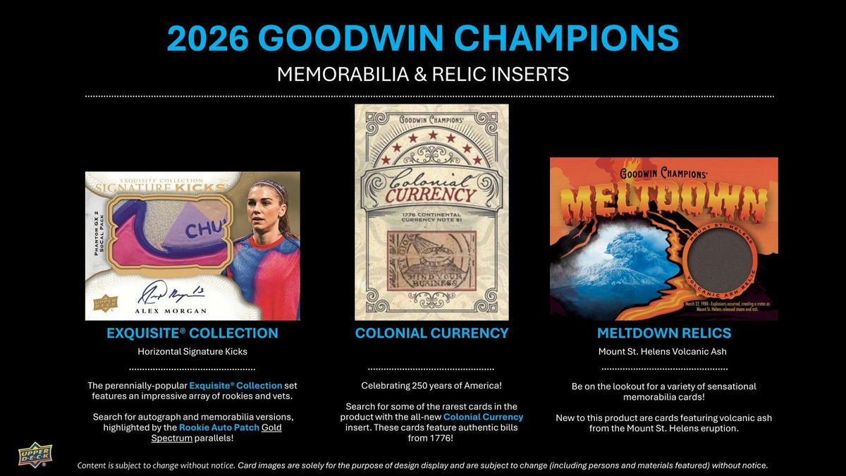 2026 Upper Deck Goodwin Champions Hobby Box