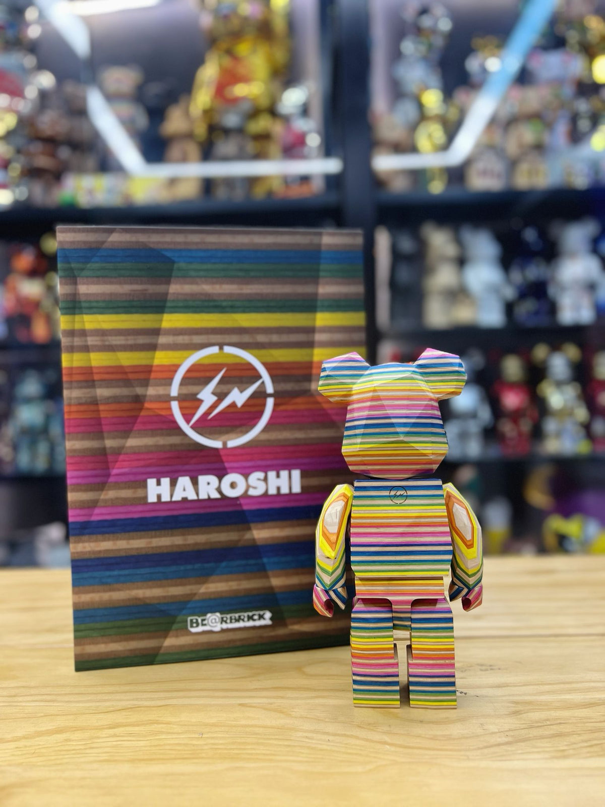 400% Be@rbrick x Fragment x Haroshi Karimoku (Polygon)