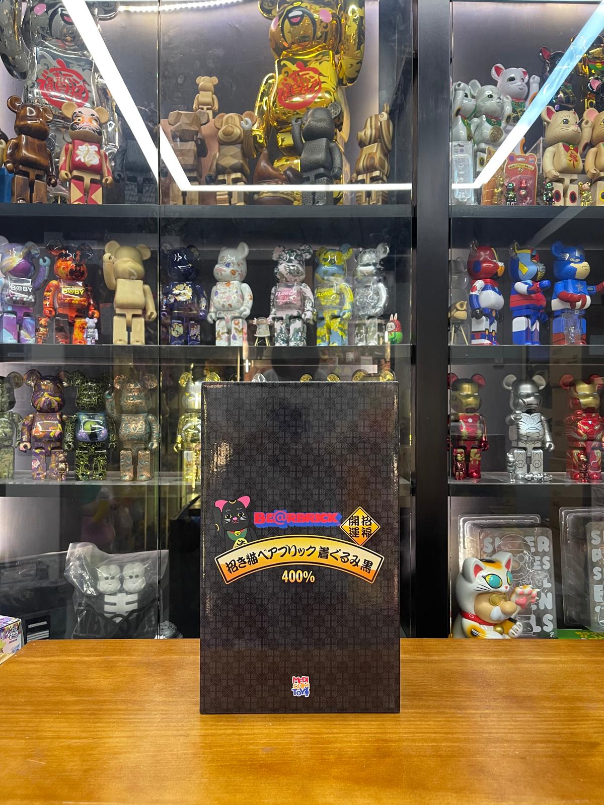 400％ BE@RBRICK 招き猫 着ぐるみ 黒