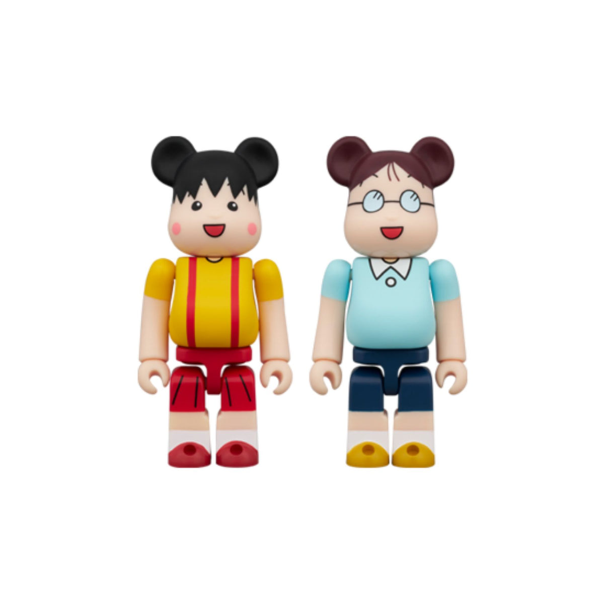 100% BE@RBRICK まる子 & たまちゃん 2PCS SET