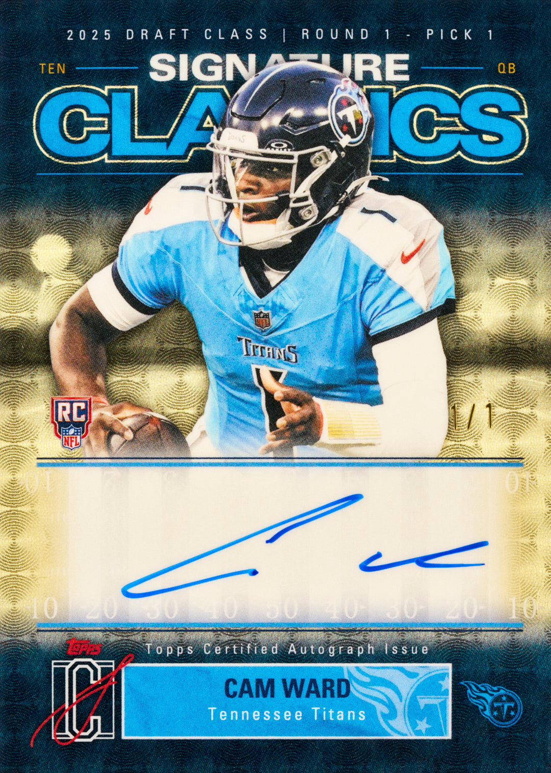 2025 Topps Signature Class Football - Value Box