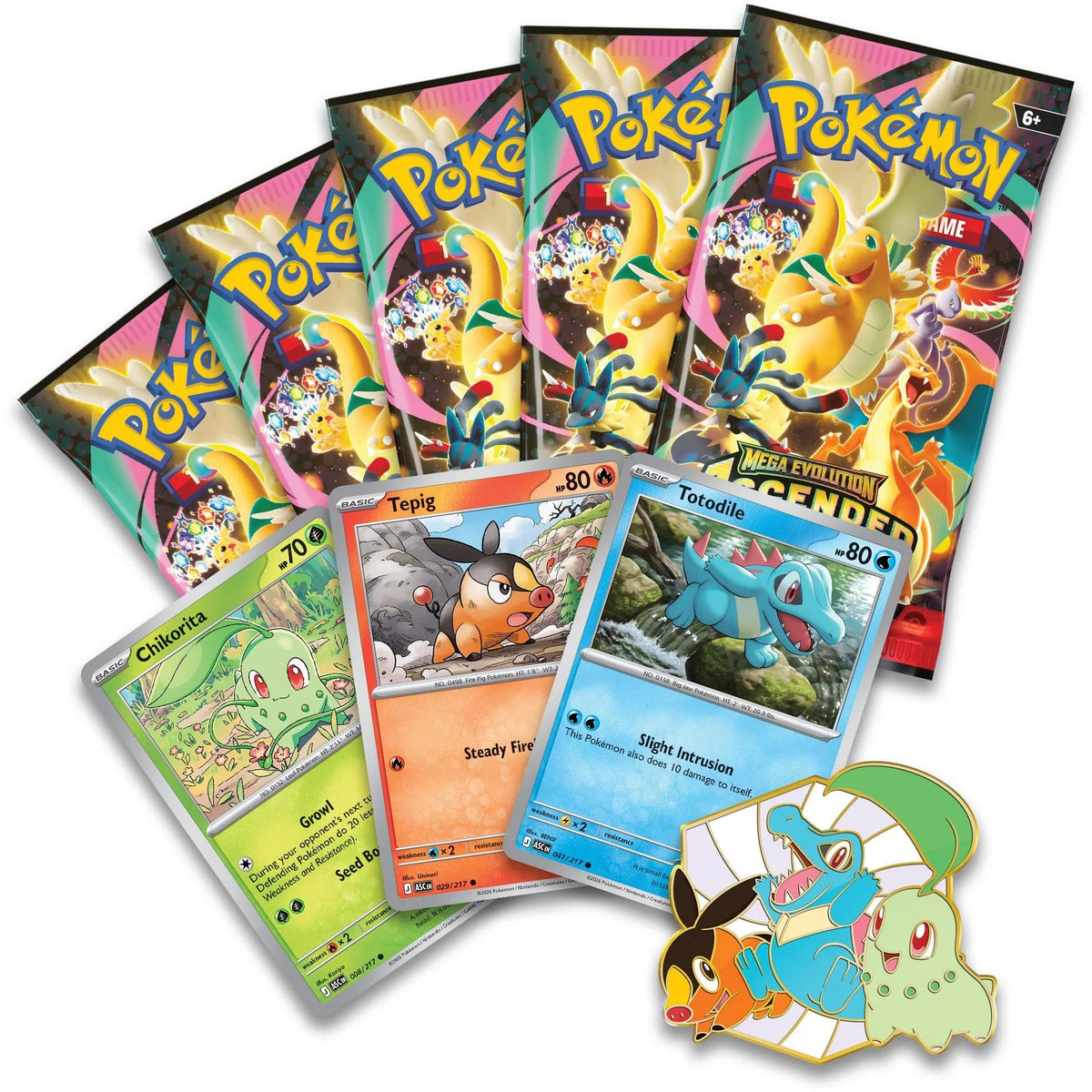 [ME2.5] Pokémon TCG: Mega Evolution—Ascended Heroes First Partners Deluxe Pin Collection