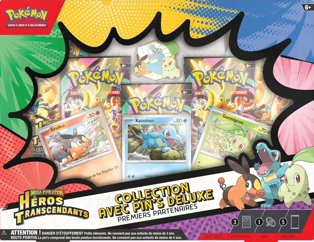 [ME2.5] Pokémon TCG: Mega Evolution—Ascended Heroes First Partners Deluxe Pin Collection