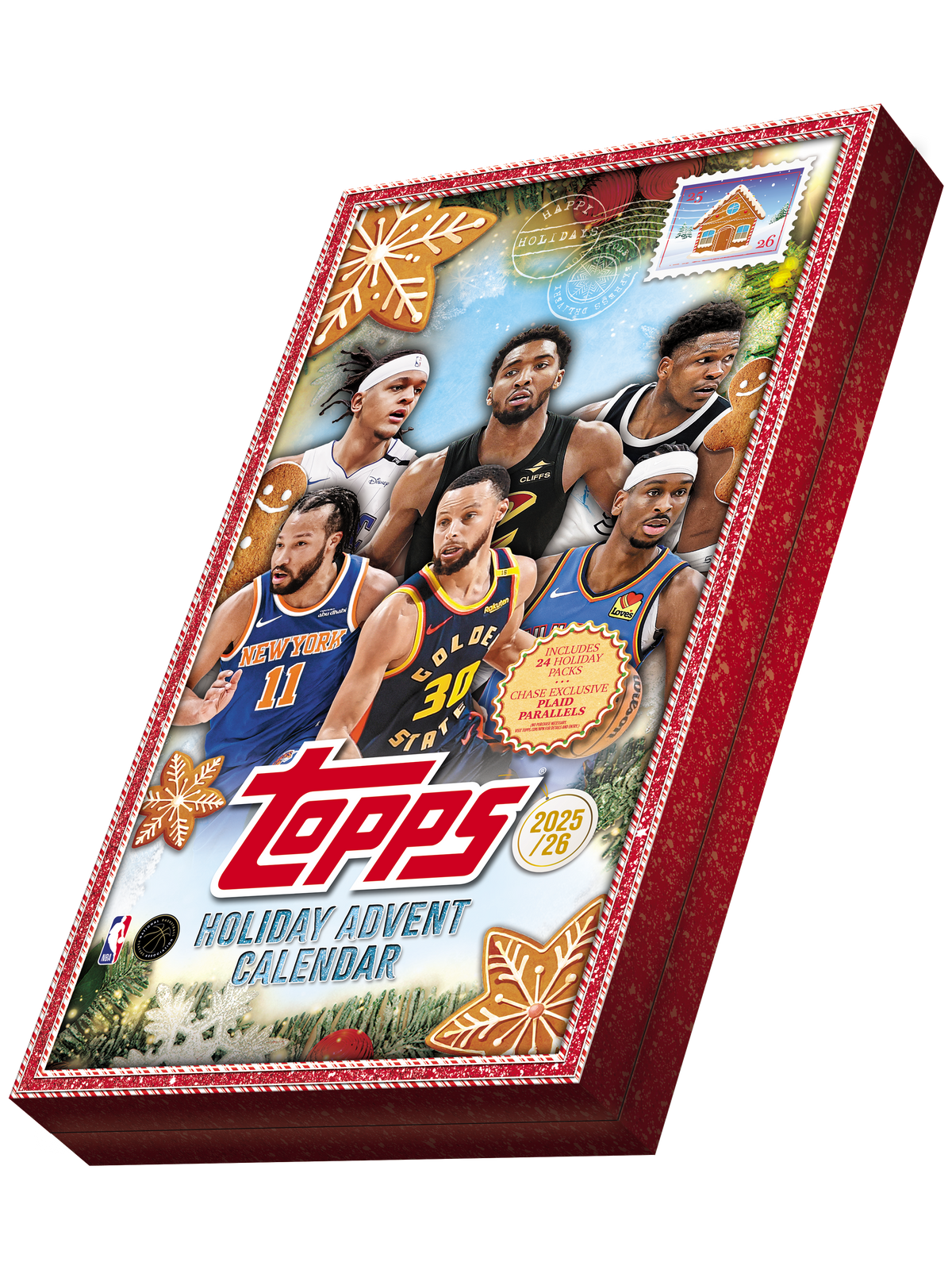 2025-26 Topps Holiday Basketball Countdown Calendar
