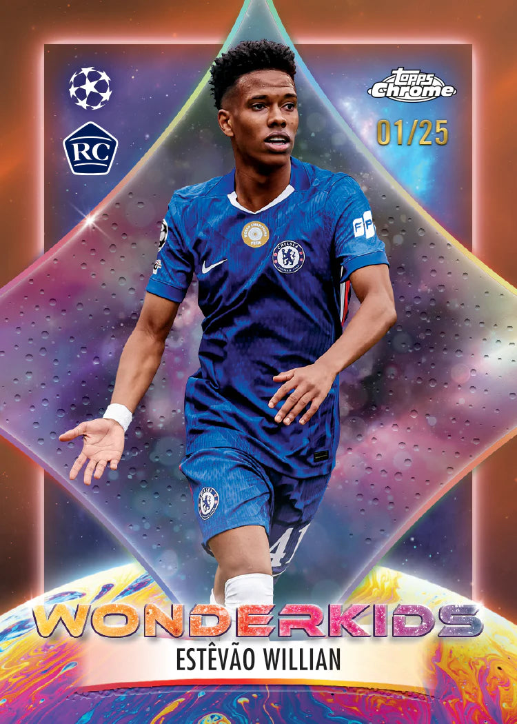 2025-26 Topps Chrome® UEFA Club Competitions Blaster Value Box