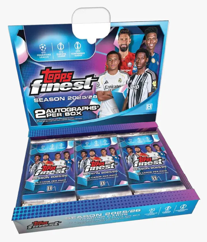 2025-26 Topps Finest UEFA Club Competitions UCC Soccer Hobby Box