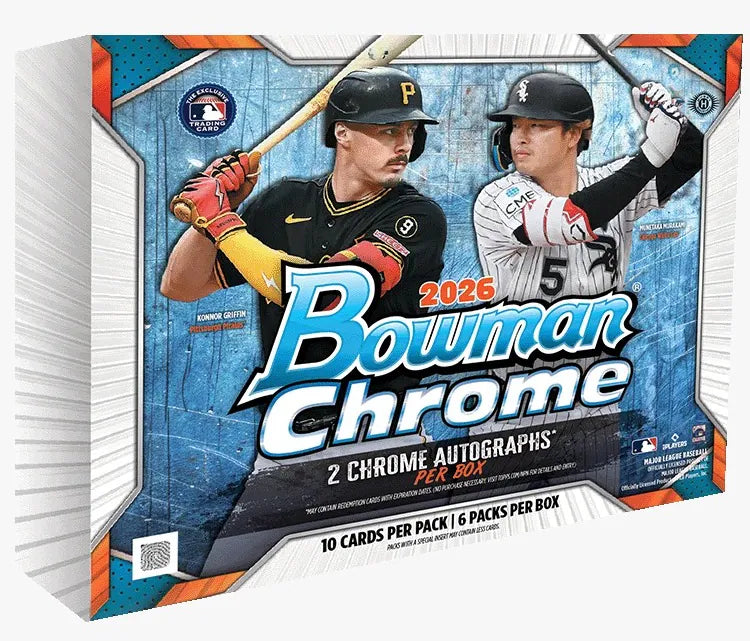2026 Topps Bowman Chrome Baseball Hobby Box