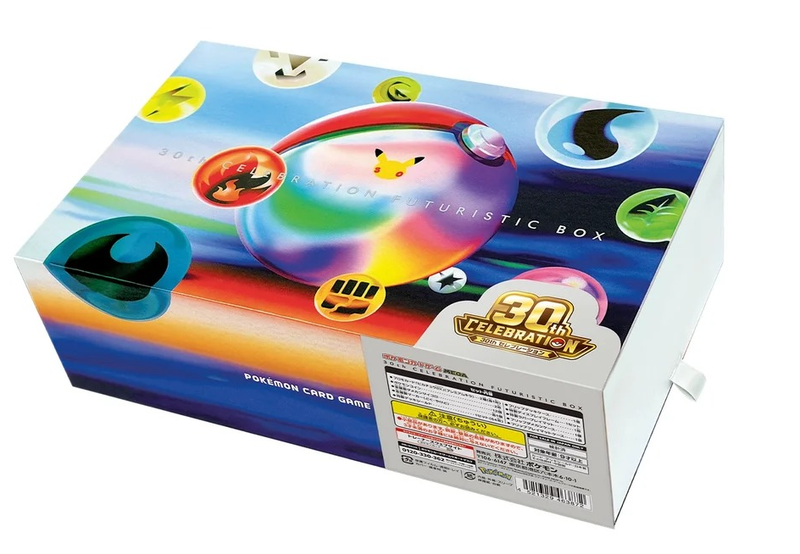[m6a] Pokemon 30th CELEBRATION FUTURISTIC BOX 日版
