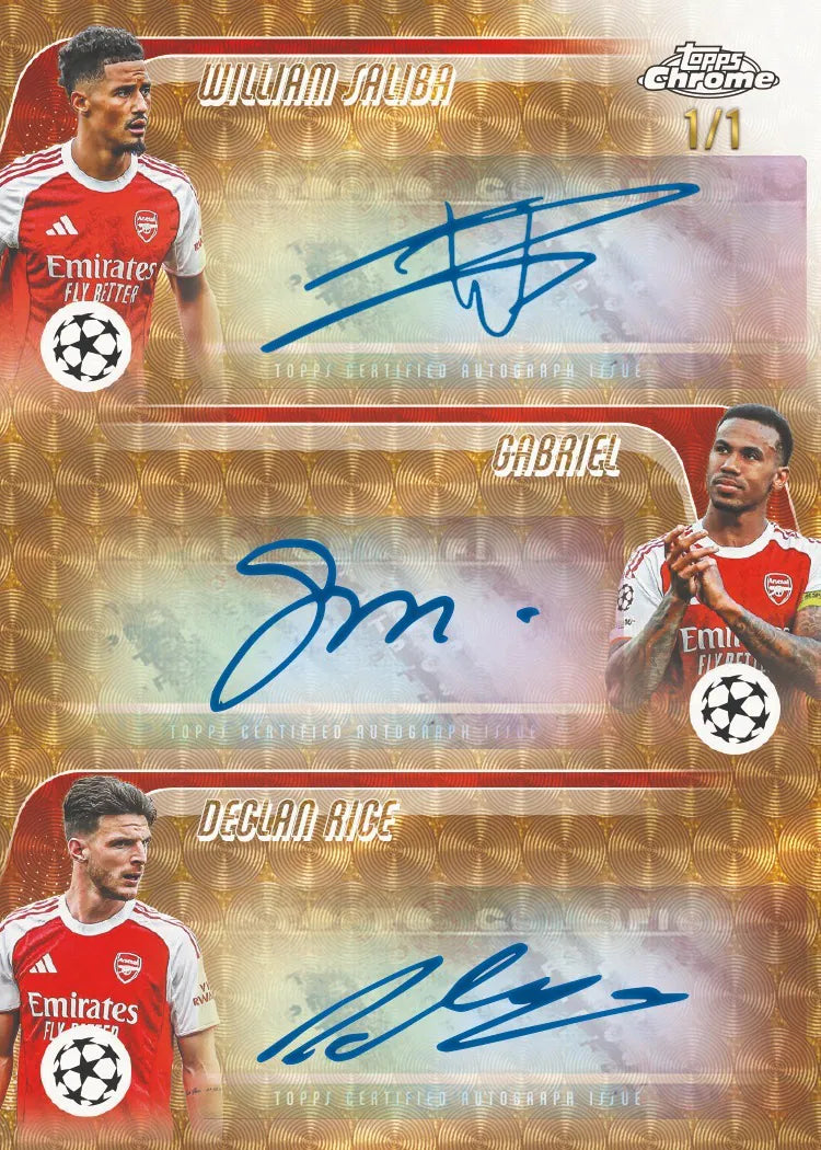 2025-26 Topps Chrome® UEFA Club Competitions  UCC Jumbo Box