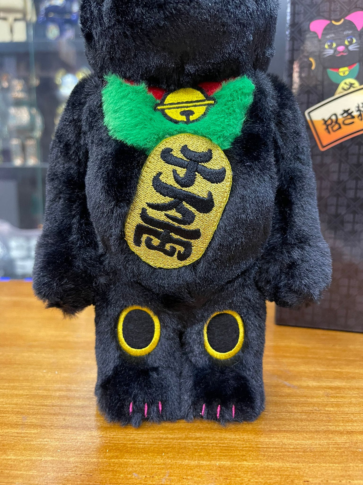 400％ BE@RBRICK 招き猫 着ぐるみ 黒